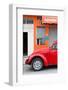 ¡Viva Mexico! Collection - Red VW Beetle Car-Philippe Hugonnard-Framed Photographic Print