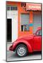 ¡Viva Mexico! Collection - Red VW Beetle Car-Philippe Hugonnard-Mounted Photographic Print