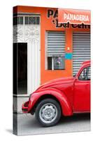 ¡Viva Mexico! Collection - Red VW Beetle Car-Philippe Hugonnard-Stretched Canvas