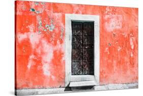 ¡Viva Mexico! Collection - Red Wall of Silence-Philippe Hugonnard-Stretched Canvas