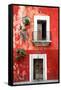 ¡Viva Mexico! Collection - Red Wall-Philippe Hugonnard-Framed Stretched Canvas