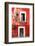 ¡Viva Mexico! Collection - Red Wall-Philippe Hugonnard-Framed Photographic Print