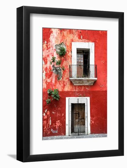 ¡Viva Mexico! Collection - Red Wall-Philippe Hugonnard-Framed Photographic Print