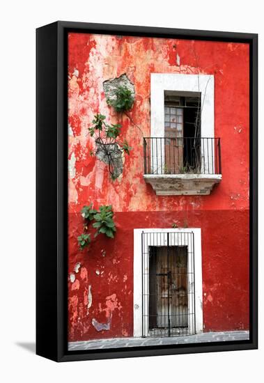 ¡Viva Mexico! Collection - Red Wall-Philippe Hugonnard-Framed Stretched Canvas