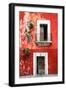 ¡Viva Mexico! Collection - Red Wall-Philippe Hugonnard-Framed Photographic Print