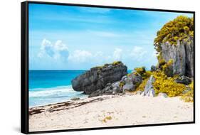 ¡Viva Mexico! Collection - Riviera Maya in Tulum II-Philippe Hugonnard-Framed Stretched Canvas