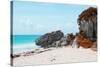 ¡Viva Mexico! Collection - Riviera Maya in Tulum with Fall Colors-Philippe Hugonnard-Stretched Canvas