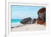 ¡Viva Mexico! Collection - Riviera Maya in Tulum with Fall Colors-Philippe Hugonnard-Framed Photographic Print