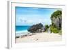 ¡Viva Mexico! Collection - Riviera Maya in Tulum-Philippe Hugonnard-Framed Photographic Print