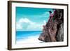 ¡Viva Mexico! Collection - Rock in the Caribbean-Philippe Hugonnard-Framed Photographic Print