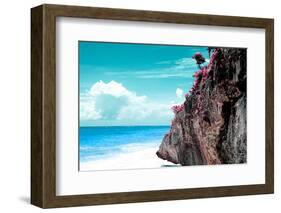 ¡Viva Mexico! Collection - Rock in the Caribbean-Philippe Hugonnard-Framed Photographic Print