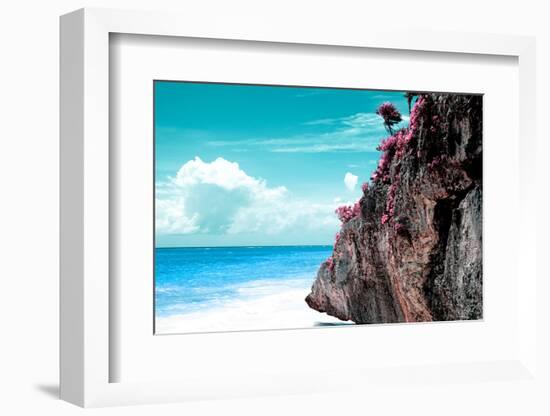 ¡Viva Mexico! Collection - Rock in the Caribbean-Philippe Hugonnard-Framed Photographic Print