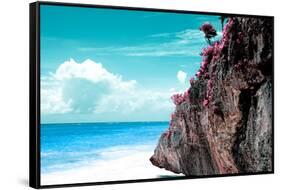 ¡Viva Mexico! Collection - Rock in the Caribbean-Philippe Hugonnard-Framed Stretched Canvas