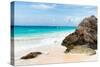 ¡Viva Mexico! Collection - Rock on a Caribbean Beach-Philippe Hugonnard-Stretched Canvas