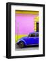 ¡Viva Mexico! Collection - Royal Blue VW Beetle Car and Colorful Wall-Philippe Hugonnard-Framed Photographic Print