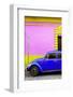 ¡Viva Mexico! Collection - Royal Blue VW Beetle Car and Colorful Wall-Philippe Hugonnard-Framed Photographic Print