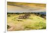 ¡Viva Mexico! Collection - Ruins of Monte Alban at Sunset II-Philippe Hugonnard-Framed Photographic Print