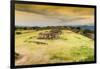 ¡Viva Mexico! Collection - Ruins of Monte Alban at Sunset II-Philippe Hugonnard-Framed Photographic Print