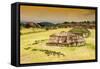 ¡Viva Mexico! Collection - Ruins of Monte Alban at Sunset-Philippe Hugonnard-Framed Stretched Canvas