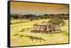 ¡Viva Mexico! Collection - Ruins of Monte Alban at Sunset-Philippe Hugonnard-Framed Stretched Canvas