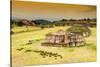 ¡Viva Mexico! Collection - Ruins of Monte Alban at Sunset-Philippe Hugonnard-Stretched Canvas