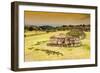 ¡Viva Mexico! Collection - Ruins of Monte Alban at Sunset-Philippe Hugonnard-Framed Photographic Print