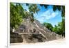 ¡Viva Mexico! Collection - Ruins of the ancient Mayan city of Calakmul III-Philippe Hugonnard-Framed Photographic Print