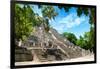 ¡Viva Mexico! Collection - Ruins of the ancient Mayan city of Calakmul III-Philippe Hugonnard-Framed Photographic Print