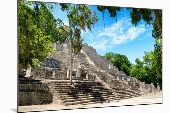 ¡Viva Mexico! Collection - Ruins of the ancient Mayan city of Calakmul III-Philippe Hugonnard-Mounted Photographic Print