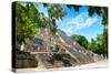 ¡Viva Mexico! Collection - Ruins of the ancient Mayan city of Calakmul III-Philippe Hugonnard-Stretched Canvas