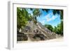 ¡Viva Mexico! Collection - Ruins of the ancient Mayan city of Calakmul III-Philippe Hugonnard-Framed Photographic Print