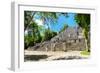 ¡Viva Mexico! Collection - Ruins of the ancient Mayan city of Calakmul-Philippe Hugonnard-Framed Photographic Print