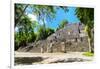 ¡Viva Mexico! Collection - Ruins of the ancient Mayan city of Calakmul-Philippe Hugonnard-Framed Photographic Print