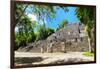 ¡Viva Mexico! Collection - Ruins of the ancient Mayan city of Calakmul-Philippe Hugonnard-Framed Photographic Print