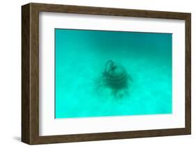 ¡Viva Mexico! Collection - Sculptures at bottom of sea in Cancun II-Philippe Hugonnard-Framed Photographic Print