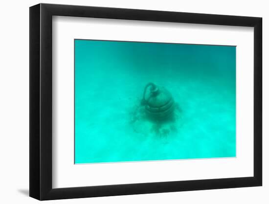 ¡Viva Mexico! Collection - Sculptures at bottom of sea in Cancun II-Philippe Hugonnard-Framed Photographic Print