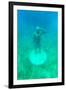 ¡Viva Mexico! Collection - Sculptures at bottom of sea in Cancun-Philippe Hugonnard-Framed Premium Photographic Print