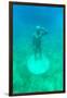 ¡Viva Mexico! Collection - Sculptures at bottom of sea in Cancun-Philippe Hugonnard-Framed Photographic Print