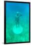 ¡Viva Mexico! Collection - Sculptures at bottom of sea in Cancun-Philippe Hugonnard-Framed Photographic Print