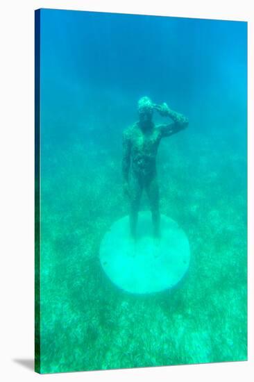 ¡Viva Mexico! Collection - Sculptures at bottom of sea in Cancun-Philippe Hugonnard-Stretched Canvas