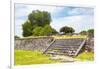 ¡Viva Mexico! Collection - Staircase Pyramid-Philippe Hugonnard-Framed Photographic Print