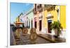 ¡Viva Mexico! Collection - Street Campeche II-Philippe Hugonnard-Framed Photographic Print