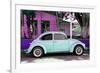 ¡Viva Mexico! Collection - "Summer Blue Car" VW Beetle-Philippe Hugonnard-Framed Photographic Print