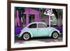 ¡Viva Mexico! Collection - "Summer Blue Car" VW Beetle-Philippe Hugonnard-Framed Photographic Print