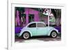 ¡Viva Mexico! Collection - "Summer Blue Car" VW Beetle-Philippe Hugonnard-Framed Photographic Print