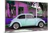 ¡Viva Mexico! Collection - "Summer Blue Car" VW Beetle-Philippe Hugonnard-Mounted Photographic Print