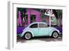 ¡Viva Mexico! Collection - "Summer Blue Car" VW Beetle-Philippe Hugonnard-Framed Photographic Print