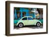 ¡Viva Mexico! Collection - "Summer Green Car" VW Beetle-Philippe Hugonnard-Framed Photographic Print