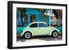 ¡Viva Mexico! Collection - "Summer Green Car" VW Beetle-Philippe Hugonnard-Framed Photographic Print