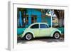 ¡Viva Mexico! Collection - "Summer Green Car" VW Beetle-Philippe Hugonnard-Framed Photographic Print